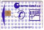 TERME CATEZ ( Slovenia - Rare ) * Hotel Phone Card Thermae Catez - Slovenia * Rarity ! - Slovenië