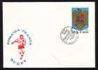 MATCH ROMANIA - FRANCE ,RUGBY  PMK 1993 - Obliteration Concordante  Bucharest COVER,ROMANIA. - Rugby