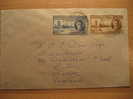 TRINIDAD & TOBAGO 1946 Port Of Spain To Surrey England GB UK 3 + 6c Set Sobre Cover Enveloppe British Area - Trinidad & Tobago (...-1961)