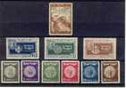IS01) ISRAELE 1949 - Lotto Dell'annata - 10 Val.3serie Cpl MNH - Neufs (sans Tabs)