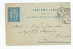 Entier Postal De Lisbonne Pour Nogent Sur Marne 1896 - Ganzsachen