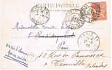 Postal, MEULAN -SEINEET ET OISE, 1903, (Francia) Reexpedida,, Post Card - Cartas & Documentos