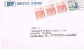 3242  Carta,SPLIT 1974  ( Yugoslavia) Jugoslavija, Cover, Lettre Letter, Hotel Park - Cartas & Documentos