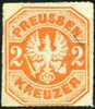 Prussia #24 Used 2kr Orange From 1867 - Usados