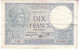 Billet - 10 Francs Minerve - 1941 - N.83298 - 10 F 1916-1942 ''Minerve''