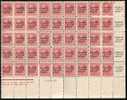 BULGARIA / BULGARIE ~ 1945 - Timbre Post De 1941-45 - Effigie Du Roi Avec Sutcharge - Feuille De 45 Tim.** - Unused Stamps