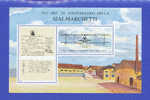 ITALIA 1985 BF ERINNOFILO 70° ANNIVERSARIO DELLA SIAI - MARCHETTI 1915, MNH** - 1914-1918: 1ste Wereldoorlog