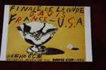 1982 GRENOBLE FINALE DE LA COUPE DAVIS FRANCE - USA  DAVIS CUP BY NEC AFFICHE OFICIELLE   CARTE POSTALE DE FRANCE - Tennis