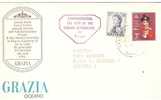 35554)lettera F.d.c. Serie Grazia Oceano Con 3d+1d Inglesi + Annullo - Fidji (1970-...)