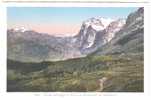 CPSM Suisse BE , Kleine Scheidegg Mit Blick Auf Grindelwald Und Wetterhorn - Grindelwald