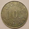 Salins-les-bains 39 FCIM 260ème Section Militaire 10 Centimes 1922 Elie 10.2 - Monetary / Of Necessity