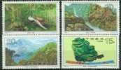 Chine China 1995, Yv. 3271/3274, Monts Dinghu, Chutes D'eaux, Faisans / Waterfalls, Pheasants, MNH ** - Nuevos