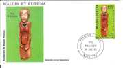 FDC 654  WALLIS Et FUTUNA - PA 137  TIKI WALLISIEN - FDC