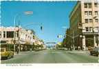 Bellingham WA Street Scene, Auto, Bank Pennys Mail Box On 1970s Vintage Postcard - Other & Unclassified