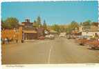 Winthrop WA Street Scene, Auto, Camper On 1960s/70s Vintage Postcard - Other & Unclassified