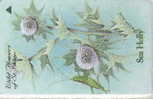 # JERSEY JER128 Sea Holly 2 Gpt 01.96 20000ex -fleurs,flowers- Tres Bon Etat - Jersey E Guernsey