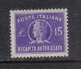 SS2114 - REPUBBLICA , Recapito Autorizzato N. 10 ** - Express/pneumatic Mail