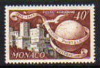 Monaco PA  N° 46 XX 5ème Anniversaire De L´UPU  : 40 F. Brun-rouge Et Brun-noir  TB - Airmail