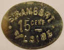 Saint-Just-Saint-Rambert 42 15 Centimes Viande Elie 10.5 SUPERBE - Monetary / Of Necessity