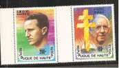 UpperVolta1977:Michel 674-5mnh** - De Gaulle (General)