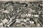 MORTAGNE En Avion Au-dessus De ... Place Du Gébnéral De Gaulle Et L'Eglise - Mortagne Au Perche