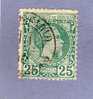 MONACO TIMBRE N° 6 OBLITERE PRINCE CHARLES III 25C VERT - Used Stamps