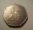 50 PENCE  Queen Elizabeth 1976   Coins Coin   CARTE7 1712009 - 50 Pence