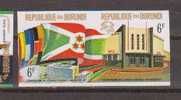 Burundi 6f Imperforated. Flags. U.P.U. 1974 .UMM - Sobres