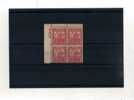 - U.S.A. . ARBOR DAY . 2c 1932 . BLOC DE 4 TIMBRES . BORD DE FEUILLE AVEC NUMERO - Unused Stamps