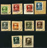 Saar #18-27 Used Short Set From 1920, German Expertized On Piece - Gebraucht