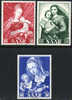 Saar #250-52 Used Set From 1954 - Used Stamps