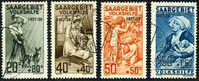 Saar B5-8 Used Semi-Postal Set From 1927 - Oblitérés