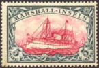 Germany Marshall Islands #25 Mint Lightly Hinged 5m Kaiser´s Yacht From 1901 - Marshalleilanden