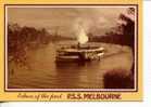 (278) 1 X Ship - Bateau - Australia - Australie - Murray River PSS Melbourne - Péniches