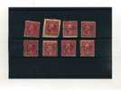 - U.S.A. . WASHINGTON . 2c ROUGE . 1920 . SUITE DE TIMBRES  DENTELES VERTICALEMENT - Used Stamps