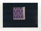 - U.S.A. . WIN THE WAR . 3c 1942 . BLOC DE 4 . BORD DE FEUILLE AVEC NUMERO - Unused Stamps