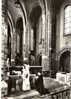 CPSM.  MESSE BASSE DANS EGLISE ABBATIALE. DOURGNE. DATEE  1963. FLAME. DENTELLEE.PHOTO YAN - Dourgne