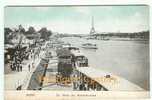 PENICHES Sur La Seine Au Point Du Jour à Paris - Dos Scané - Houseboats