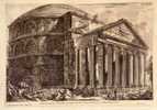 Entier Postal  Sur Carte Postale  Illustrée "Le Panthéon De Rome En  1762" - Entiers Postaux