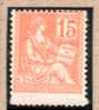 FRANCE : TP N° 117 * - Unused Stamps