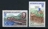 DAHOMEY 1967  Odd Value Yvert Cat. N° 262-63  Absolutely Perfect MNH ** - Winter 1968: Grenoble