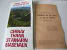 Dépliant Touristique Sur St Amarin Thann Cernay Masevaux TBE Année 1978 - Alsace