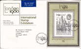 1980  London 80 International Stamp Exhibition Souvenir Sheet  FDC - 1971-1980 Em. Décimales