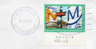 FRANCE FRANCIA 2000 1999 Nantes METRO Metropolitain M, Used Usato Usado COMPLETE COVER - Covers & Documents