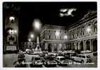 RECANATI, PIAZZA LEOPARDI IN NOTTURNO, B/N, VG 1964   **//** - Macerata