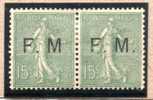 FRANCE : F.M N° 3a * - Unused Stamps