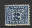 CANADA REVENUE - EXCISE TAX 2 CENTS BLUE - USED - VAN DAM # FX36 - Revenues