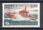 Norway 1991 Mi. 1066  3.20 Kr Gesellschaft Zur Rettung Schiffbrüchiger (NSSR) Rettungskreuzer Skomvær II MNG - Unused Stamps