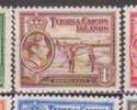 Turks & Caicos Islands 1938. Raking Salt. 1d. MM - Turks- En Caicoseilanden