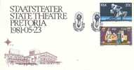 South Africa RSA 1981 - Art Theatre FDC  - Scott 546-547 - Teatro